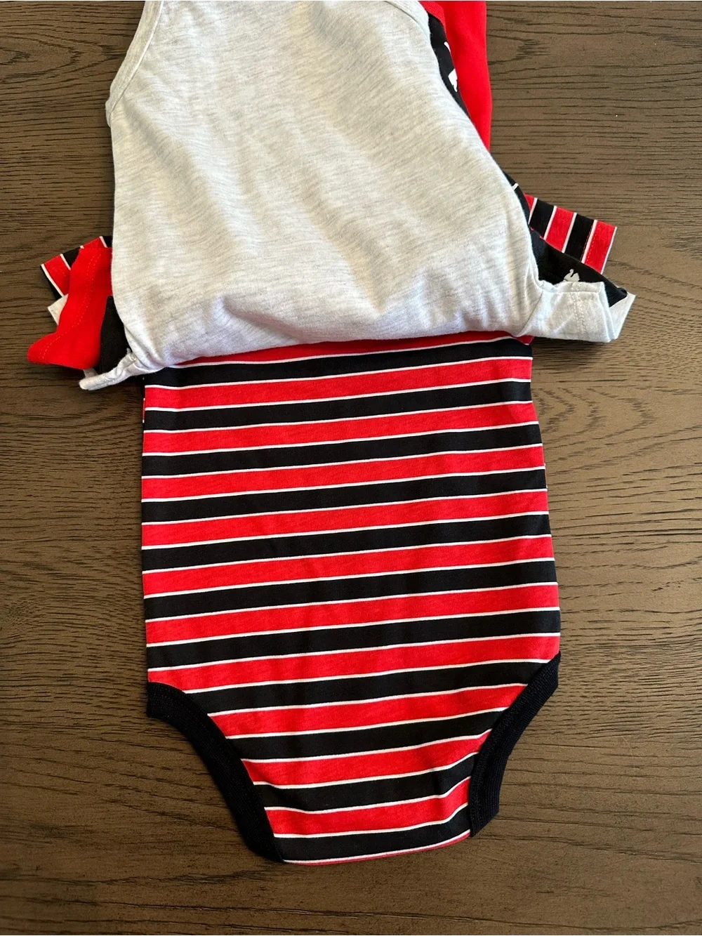 NWT Puma Red Multicolor Baby Bodysuit Set Sporty Baby Onesies Gift Baby Shower